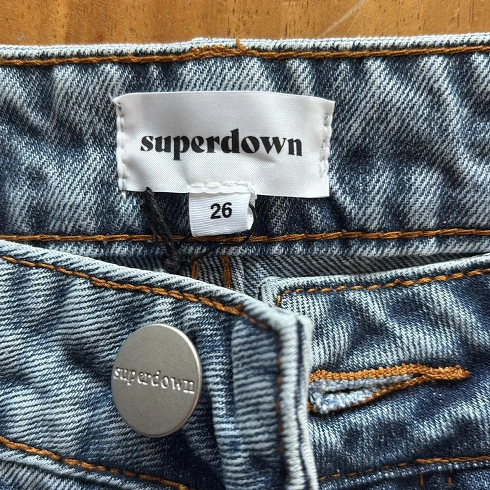 NWT SUPERDOWN jeans size 26 - Picture 4 of 5